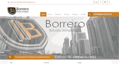Desktop Screenshot of borreropropiedades.com